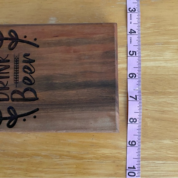 Rustic Save Water Drink Beer Hanging Bottle Opener - Picture 7 of 7